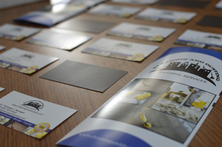 Brochures, business cards